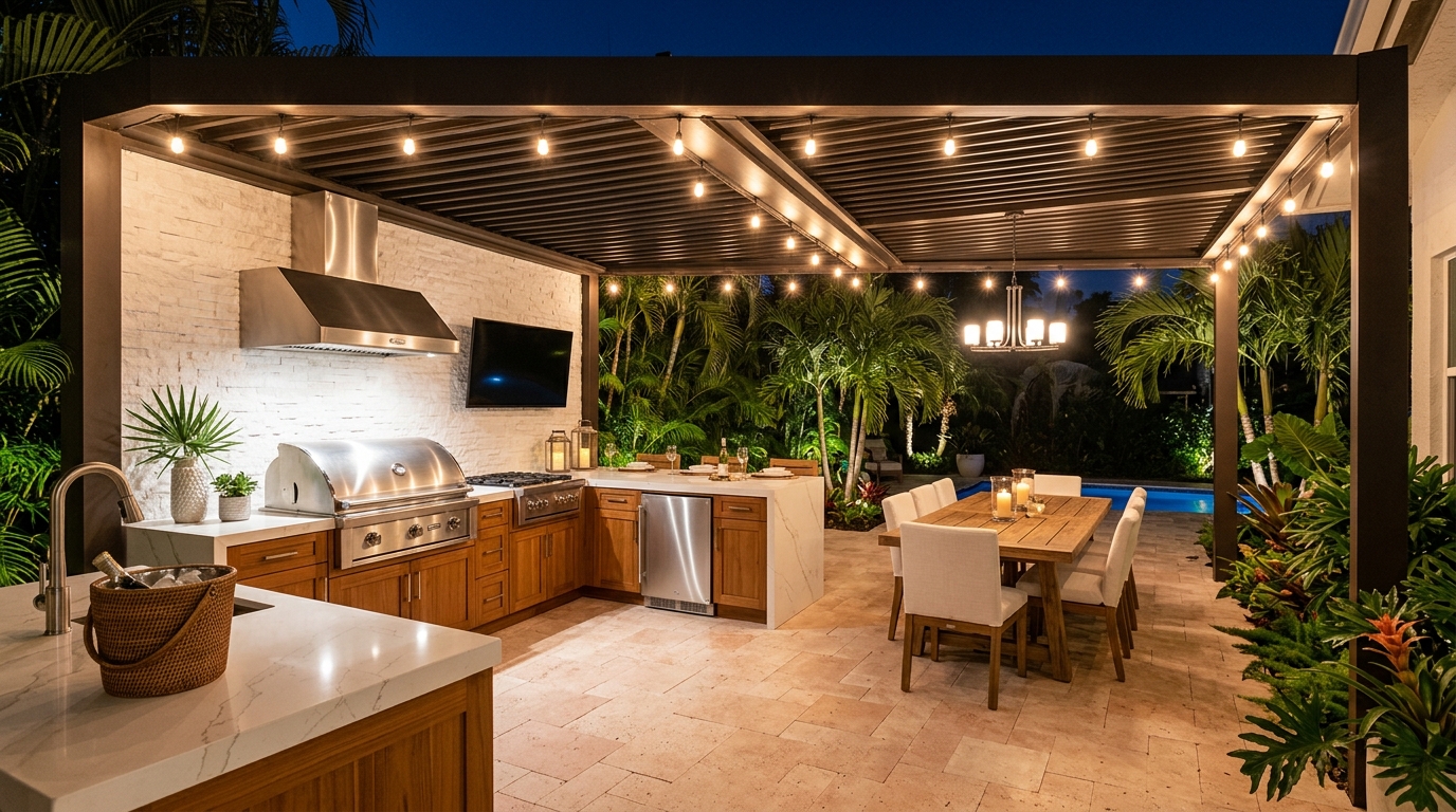 The craftsman behind Elysium Outdoor Kitchens